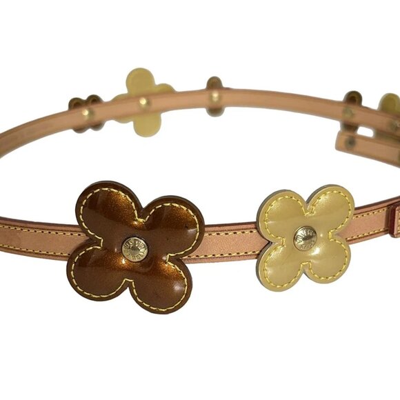 LOUIS VUITTON Beige & Black & Bronze Flower Motif - 182-081225 - Picture 4 of 6